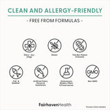Clean and allergy-friendly formulas from Fairhaven Health.