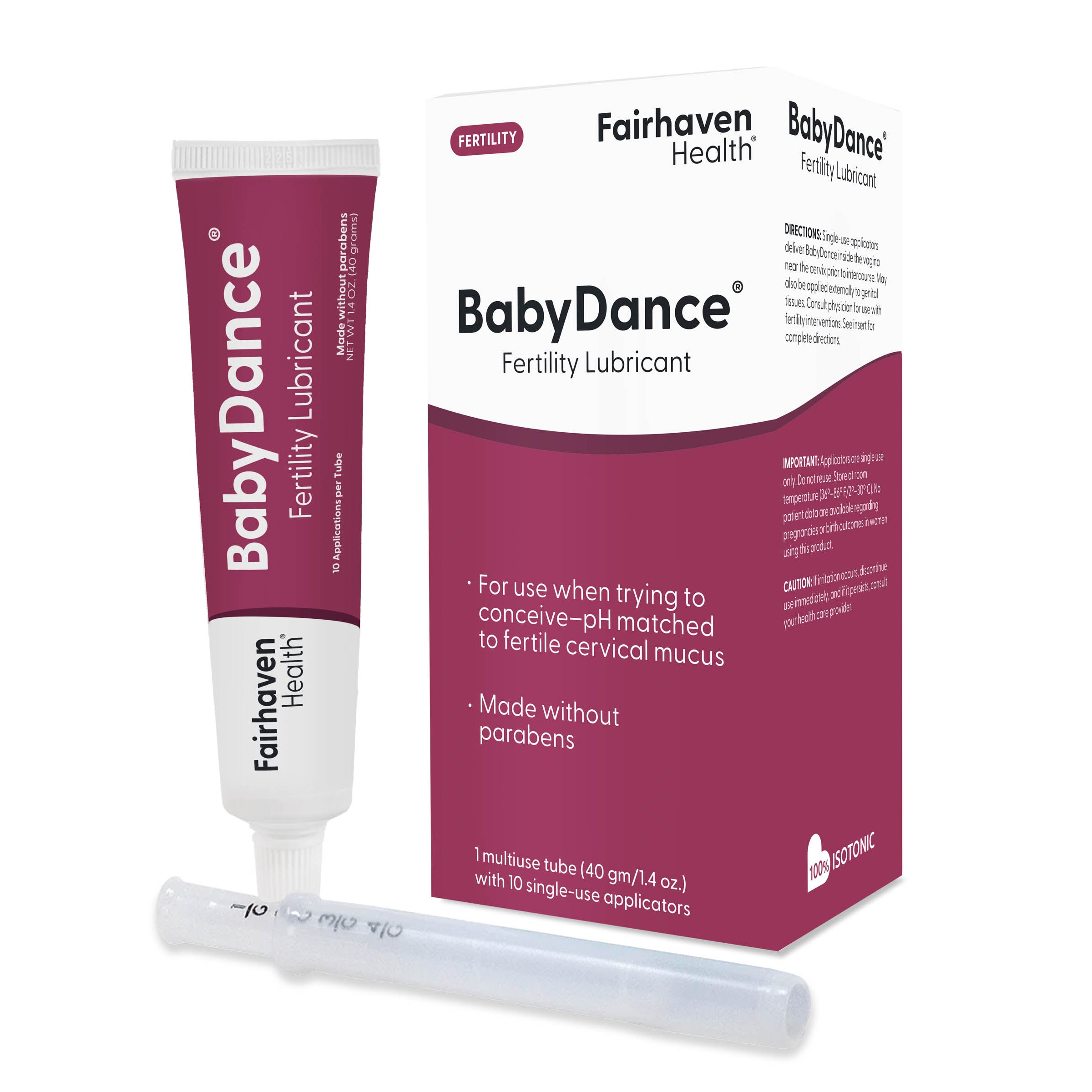 Fertility Friendly Lubricant for TTC | Economical Value Price on BabyDance Fairhaven Health Fertility Friendly Lubricant for TTC | Economical Value Price on BabyDance Fairhaven Health