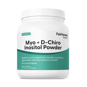 Myo + D-Chiro Inositol Powder for cycle regularity and healthy ovulation.*