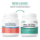 Myo + D-Chiro Inositol Powder new look, same trusted product.