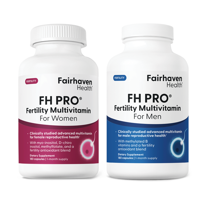 FH Pro Fertility Multivitamins for Women and Men.
