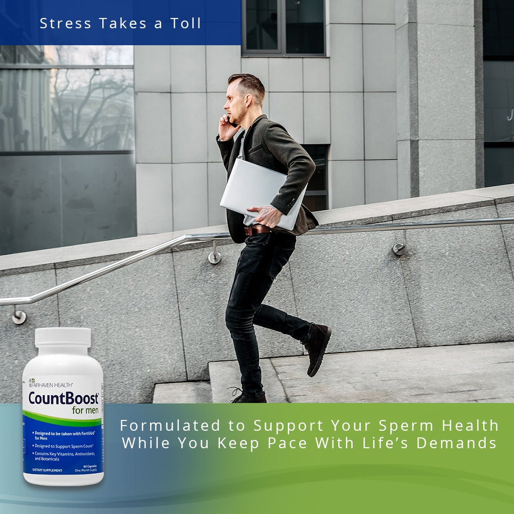 CountBoost for Men - Stress Takes a Toll