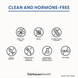 Fairhaven Health clean and hormone free fertility and general wellness supplements.