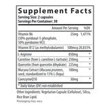 MotilityBoost For Men by Fairhaven Health supplement facts.