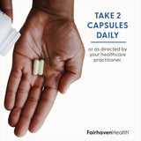 MotilityBoost For Men by Fairhaven Health suggested use: take two capsules daily or as directed by your healthcare provider. 