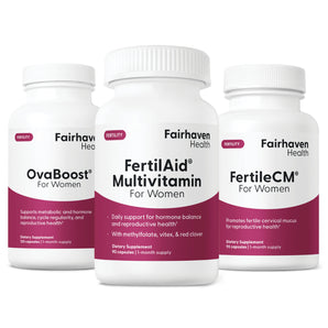 Fairhaven Health Female Fertility Supplement Starter Pack
