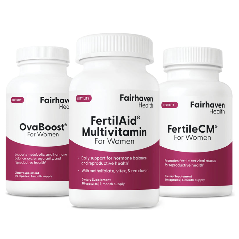 Fairhaven Health Female Fertility Supplement Starter Pack
