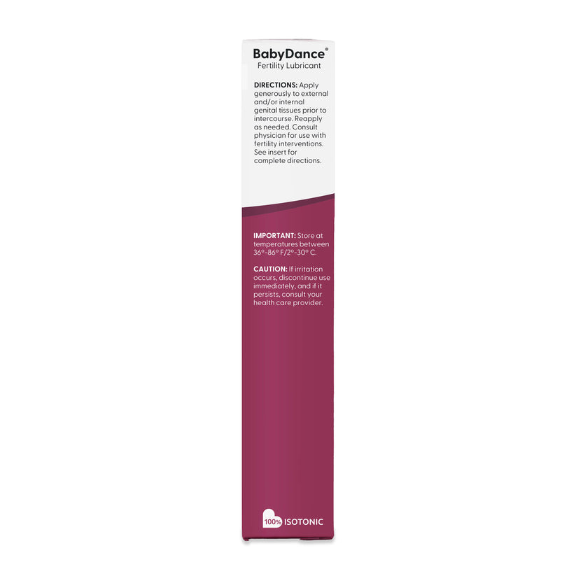 Fairhaven Health BabyDance Fertility Lubricant outer packaging.