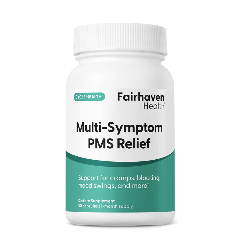 Fairhaven Health Multi-Symptom PMS Relief supplement.