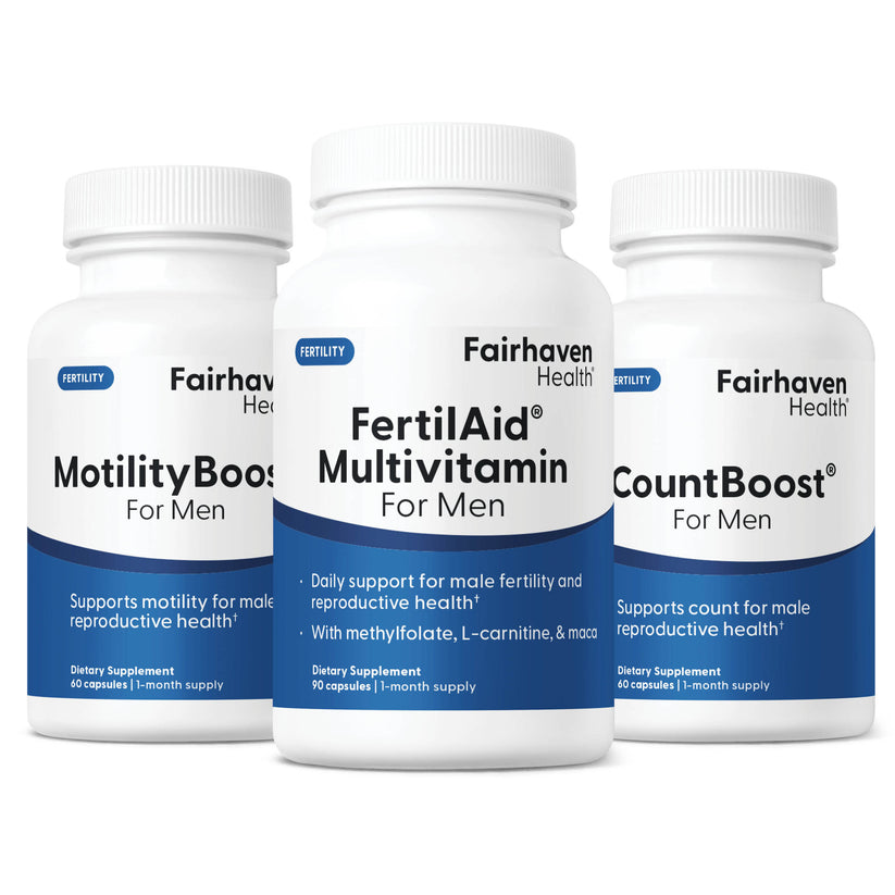 Male Fertility Supplement Pack | Support for Male Reproductive Health Fairhaven Health Male Fertility Supplement Pack | Support for Male Reproductive Health Fairhaven Health