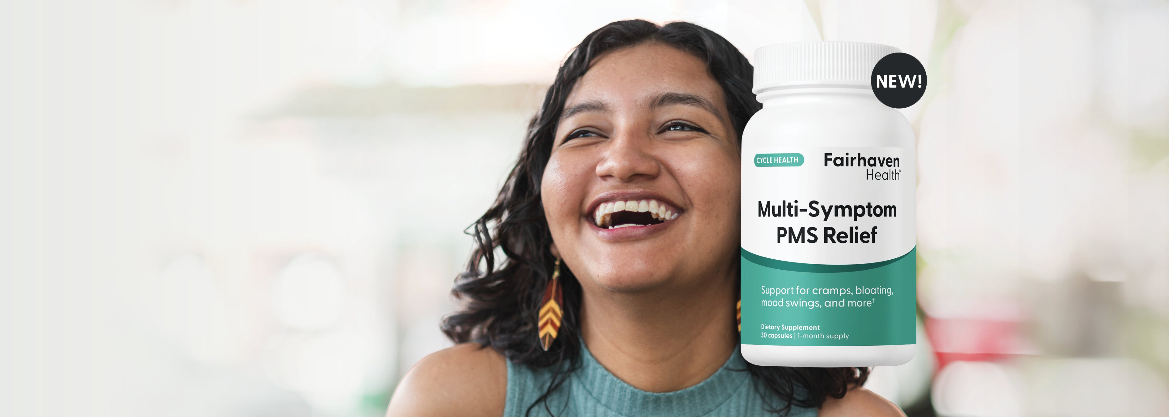 Fairhaven Health Multi-Symptom PMS Relief supplement.