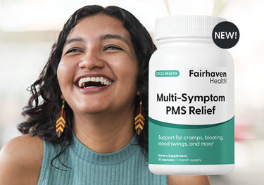 Fairhaven Health Multi-Symptom PMS Relief supplement.