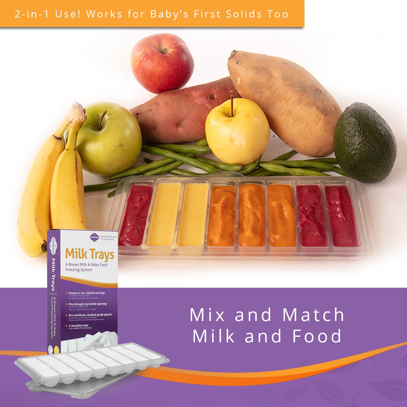 Mix and Match Breastmilk and Food