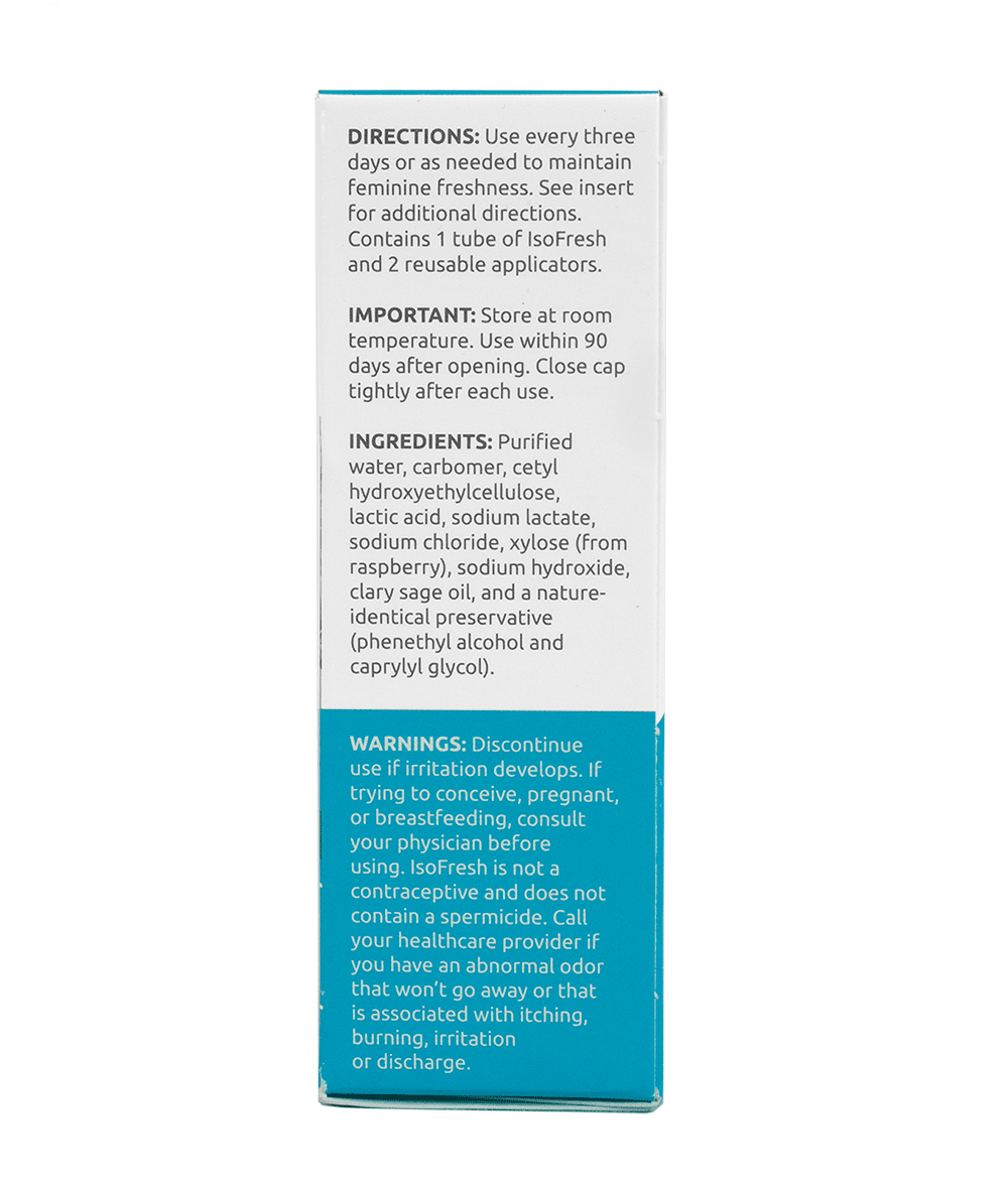 IsoFresh Balancing Gel Directions