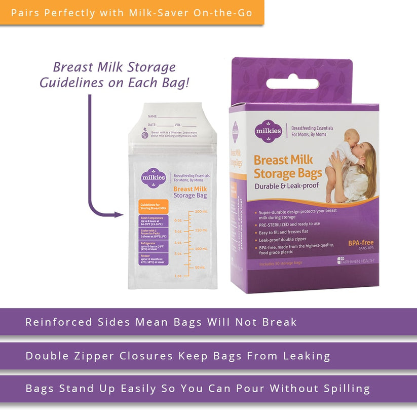 Milk-Saver on the Go - Pairs with Breast Milk Storage Bag