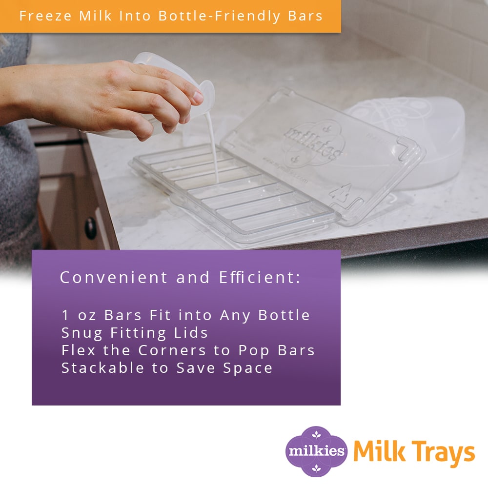 Milk Trays Freeze Milk Into Bottle-Friendly Bars