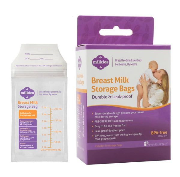 Milkies Breast Milk Storage Bags (50 ct)