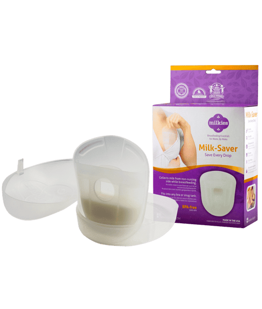 Breast Shells, Milk Saver, Nursing Cups, Nursing Moms to Ease Nipple Pain,  BPA-Free and Reusable, Collect Breast Milk Leak (2 Pack)