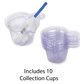 10 Collection Cups for Testing