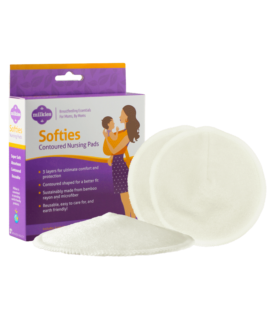 Milkies Softies Contoured Nursing Pads